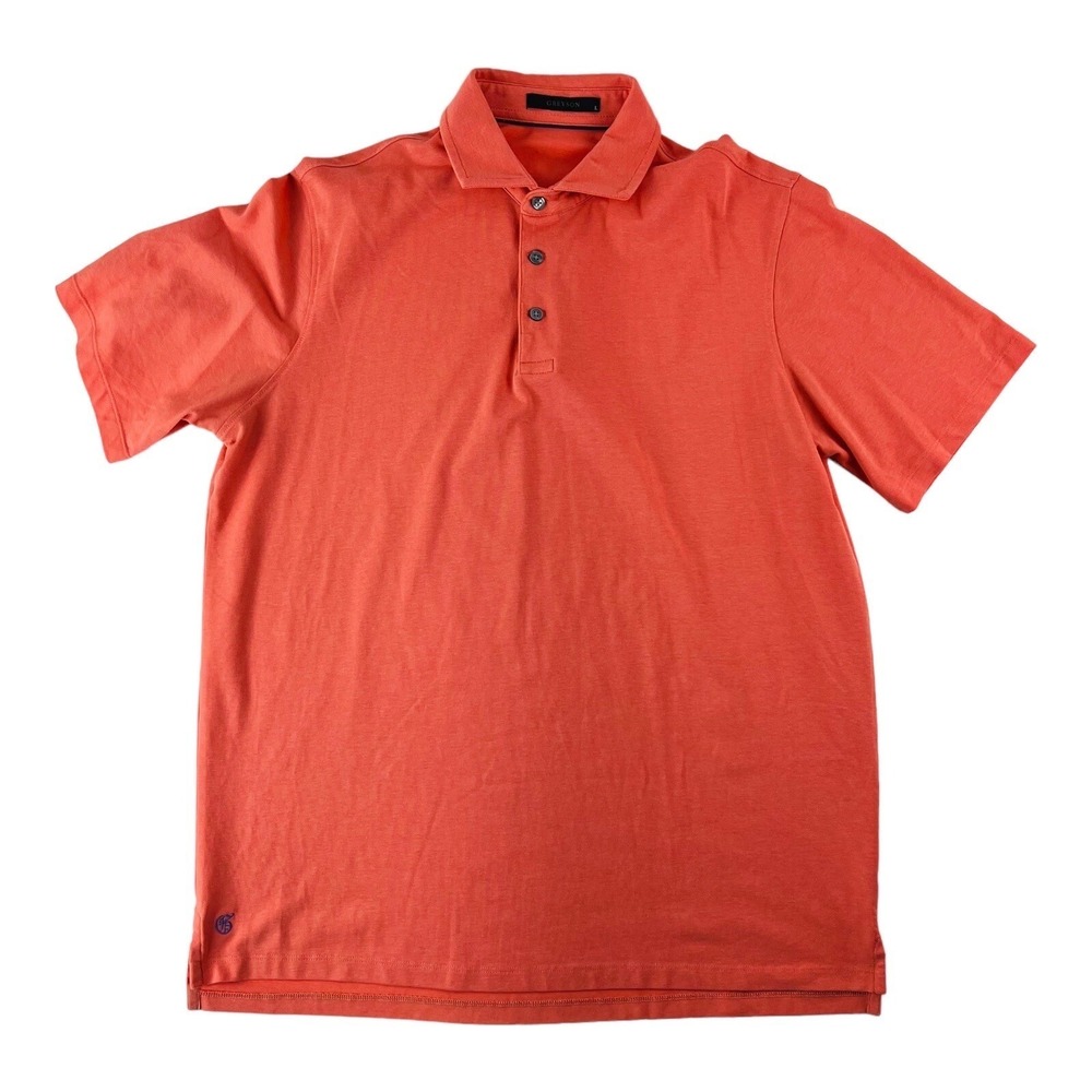Greyson Peach Short Sleeve Brr‎ Golf Polo Mens Size Large L
